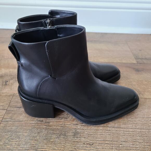 Franco Sarto Black Ankle Boots - Picture 5 of 12